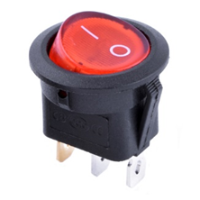Клавишный переключатель SC-777 3с ON-OFF-ON красный